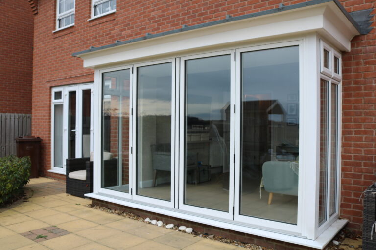White 4 Panel Bifold