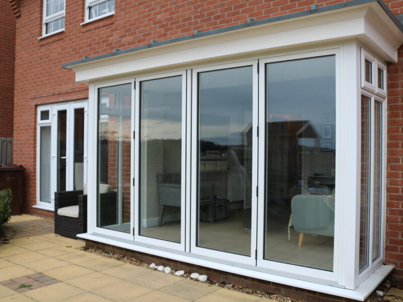 White 4 Panel Bifold
